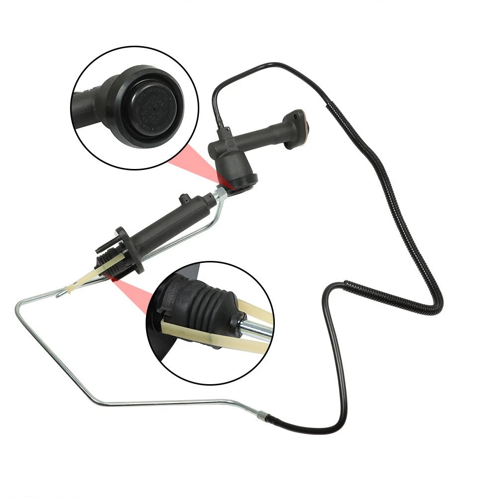 Clutch Master Cylinder and Line Assembly for GMC K2500 C3500 K3500 (1990–2000)