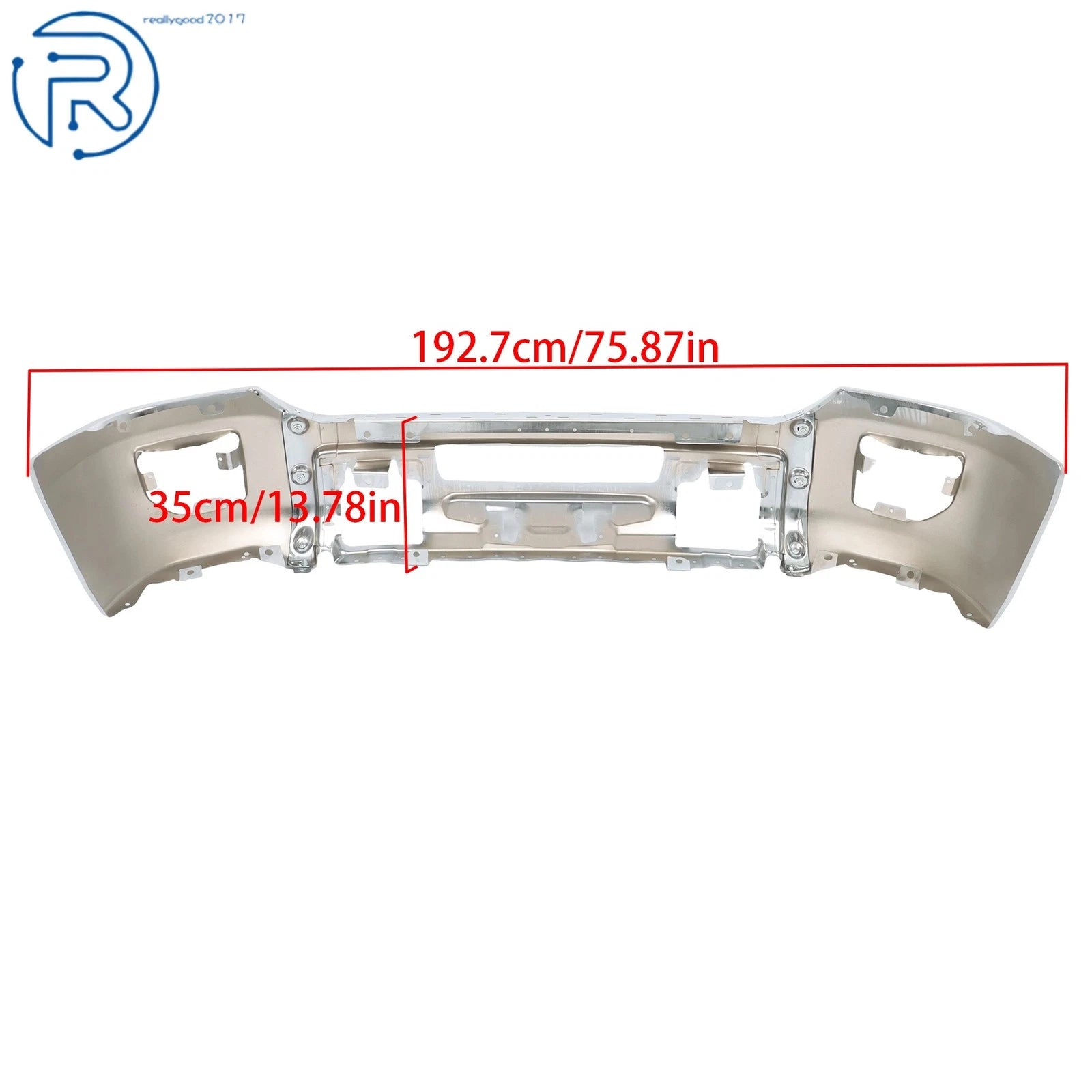 Steel Front Bumper Face Bar for GMC Sierra 2500 HD 3500 HD (2015–2019)