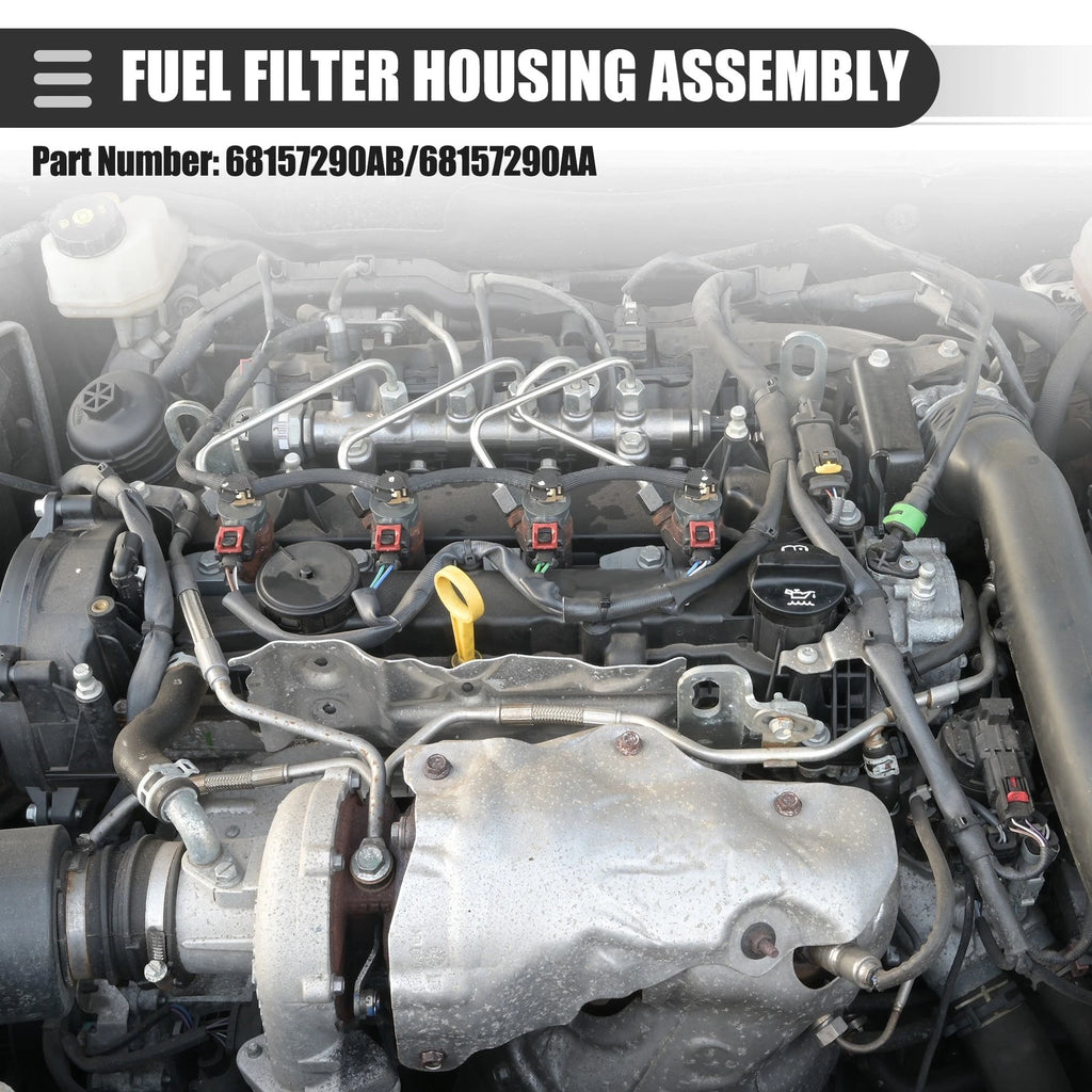 Fuel Filter Housing Assembly for Dodge Ram Pickup (2013–2018) No. 68157290AB