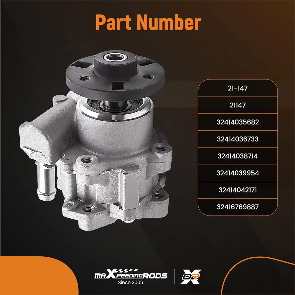 Power Steering Pump for BMW 128i 323i 325i 328i 330i (2006–2013) 21-147