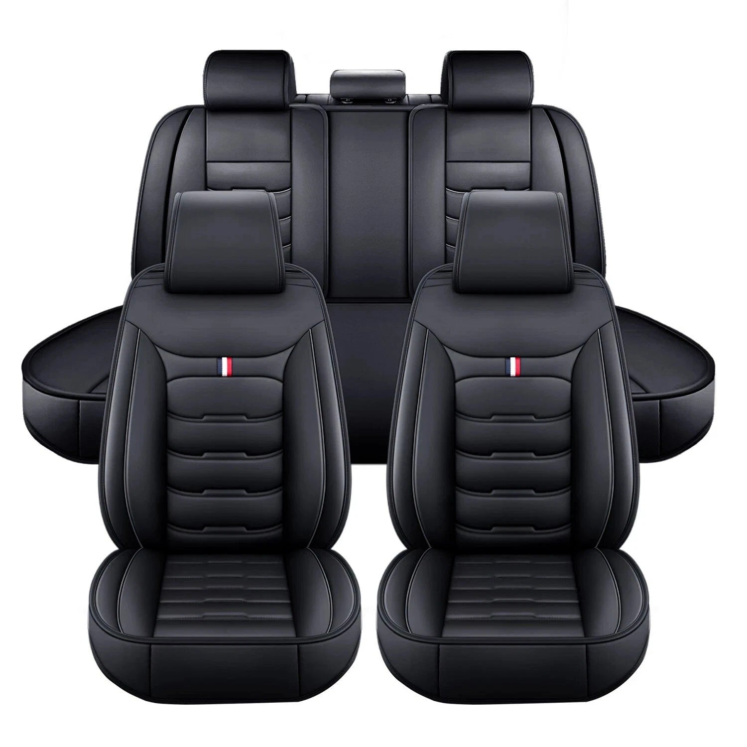 Full Set Leather Car Seat Covers for Toyota Tacoma (2016–2023)