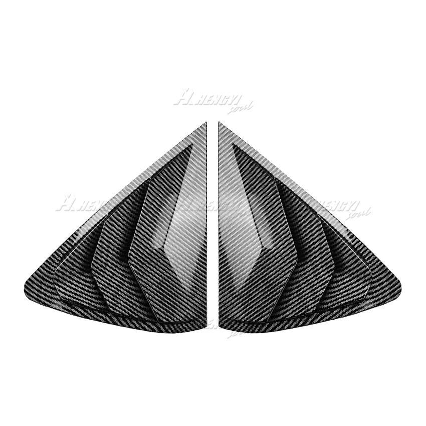 Carbon Rear Window Louver Vent Shade Shutter Cover for BMW X6 F16 (2015–2019)