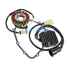 Stator Coil + Regulator Rectifier + Gasket for Kawasaki ZX600 Ninja ZX-6RR (2003–2004)
