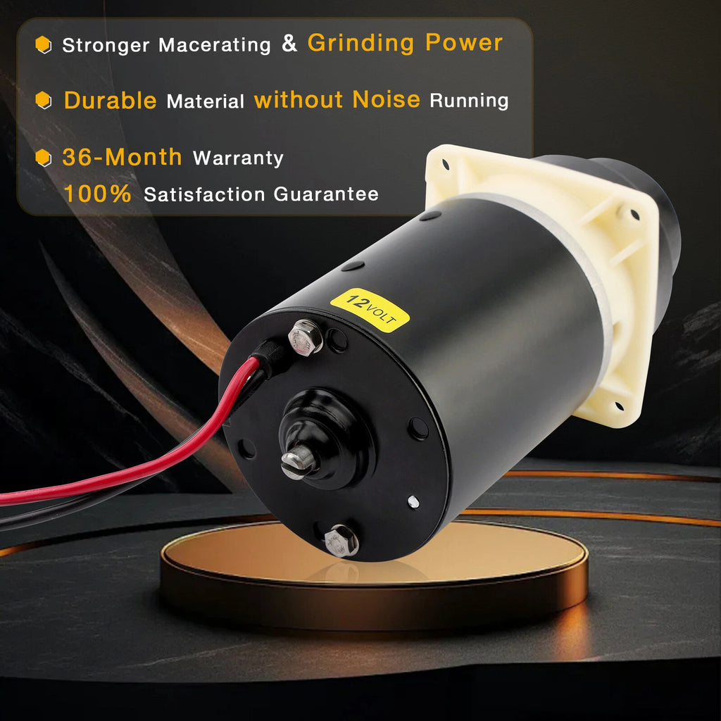 Macerator Pump Motor for Jabsco Marine Toilet (12V)