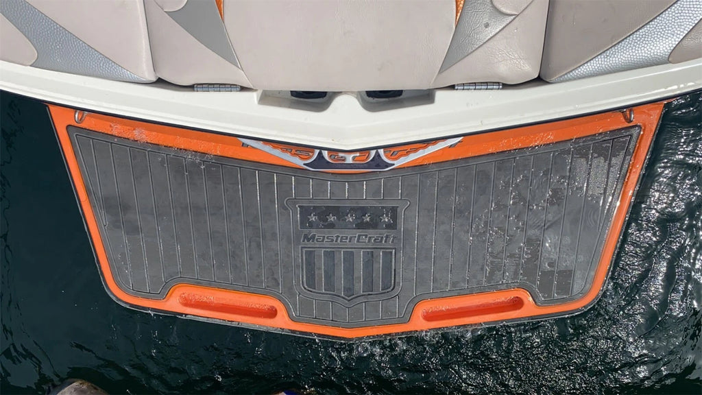 Swim Platform Pad for MasterCraft X-2 (2008) - EVA Foam Faux Teak Deck Mat