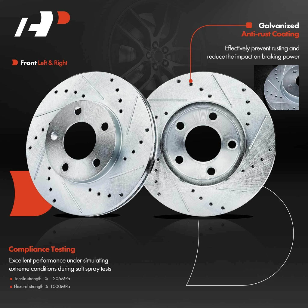 Drilled Brake Rotors for Ford Mustang (1994-2004)