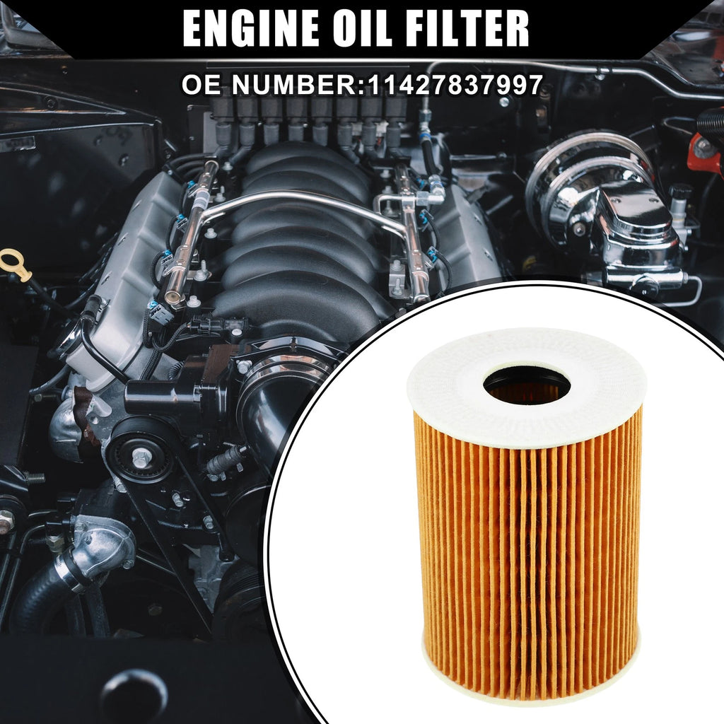 Set of 1 Engine Oil Filter, Transmission Oil Filter for BMW E90 (2006–2011)