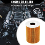 Set of 1 Engine Oil Filter, Transmission Oil Filter for BMW E90 (2006–2011)
