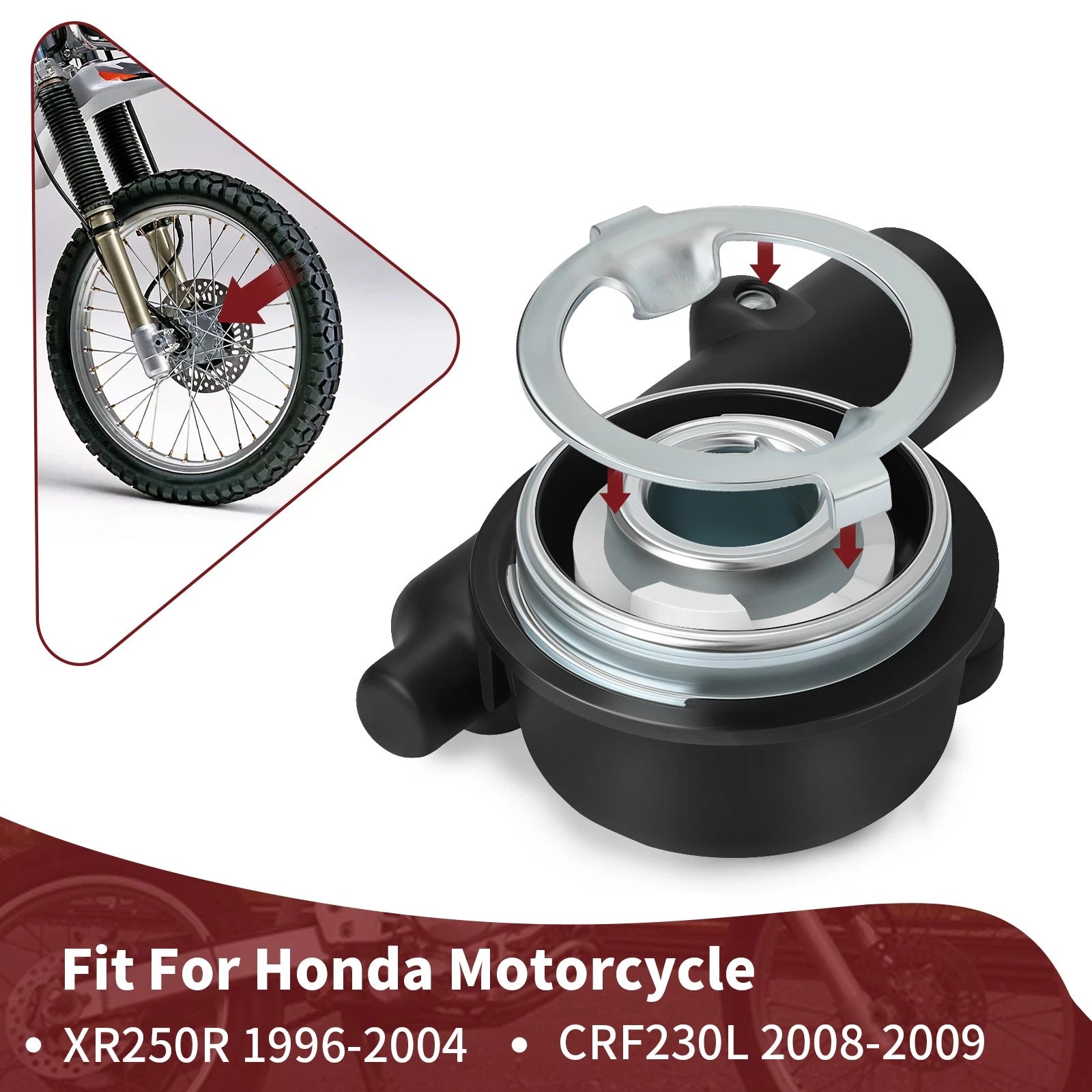 Speedometer Drive Gear Box & Retainer for Honda XR250R (1996–2004) CRF230L (2008–2009)