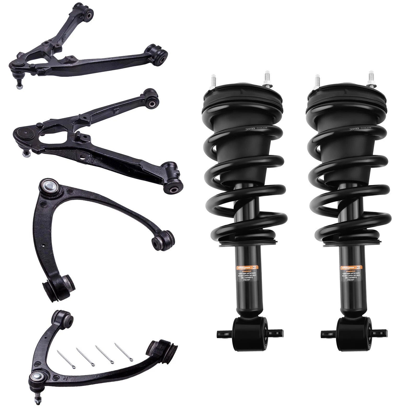 Front Complete Struts Control Arms Kit for Chevrolet Tahoe Avalanche (2007–2016)