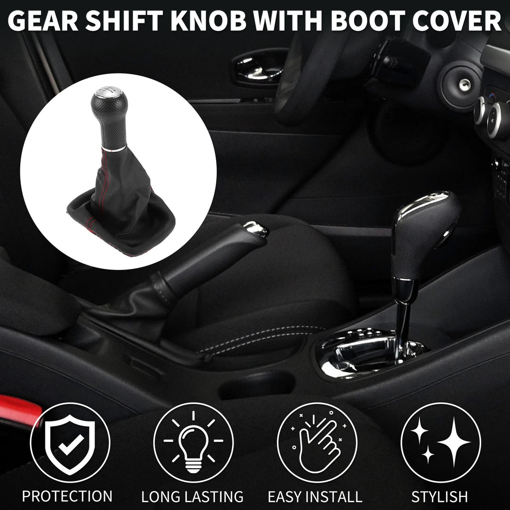 5 Speed Gear Shift Knob with Cover for Volkswagen Golf (1983–1991)