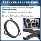 Set of 2 Speaker Spacer Rings for Ford Fiesta (2011–2019)