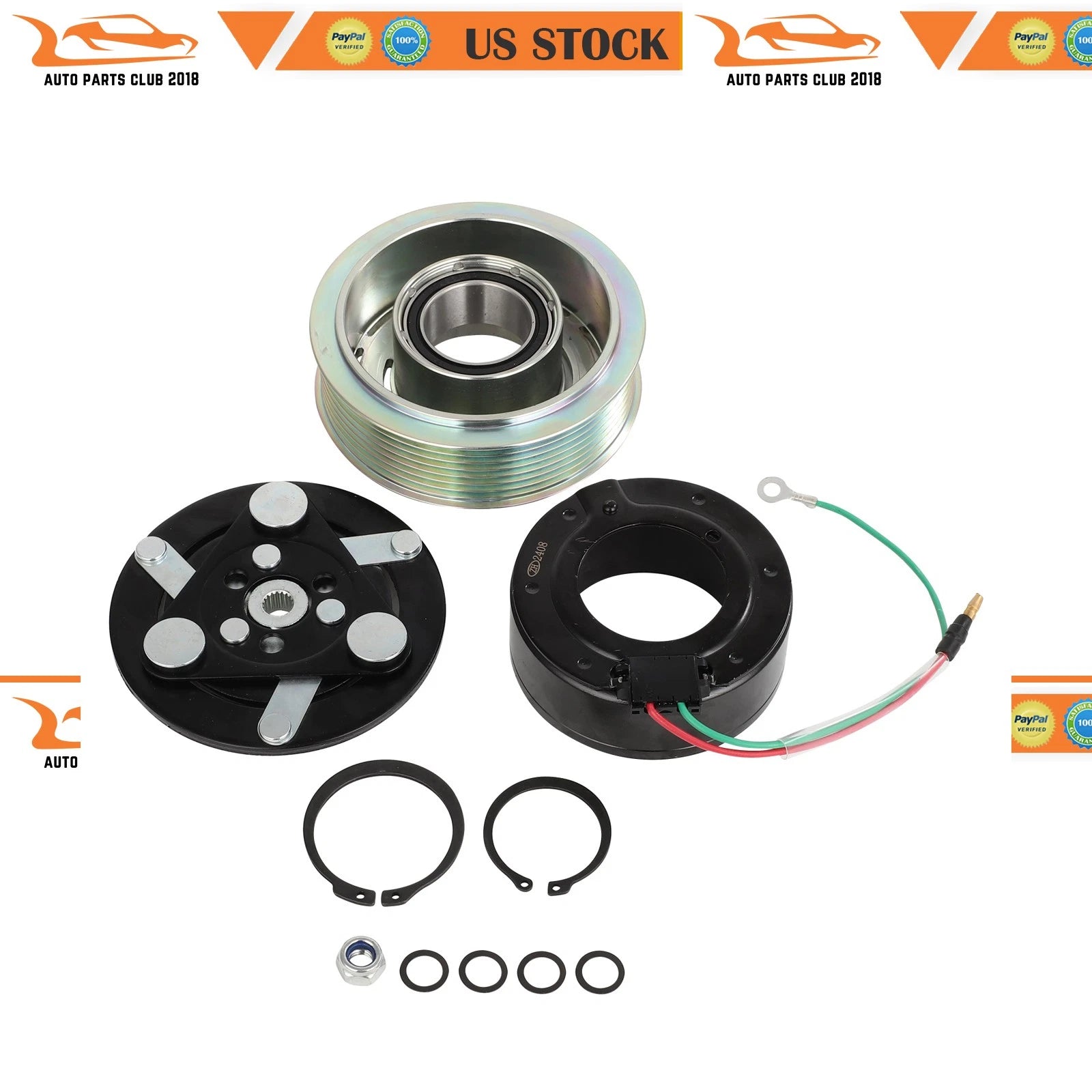 AC Compressor Clutch Kit for Acura ILX (2016-2018) & Honda CR-V (2015-2016)