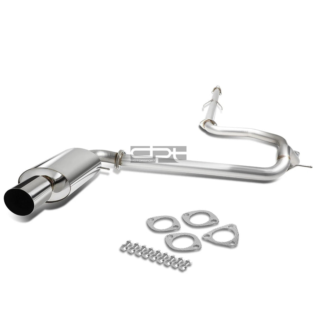 Stainless Racing Catback Exhaust Muffler Tip for Honda Civic Ed Sedan (1989–1991)