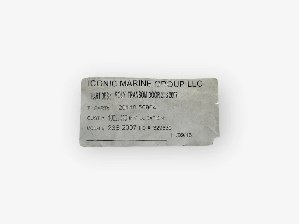 Transom Door for Proline Boats 23 Sport (20 5/8in x 18in)