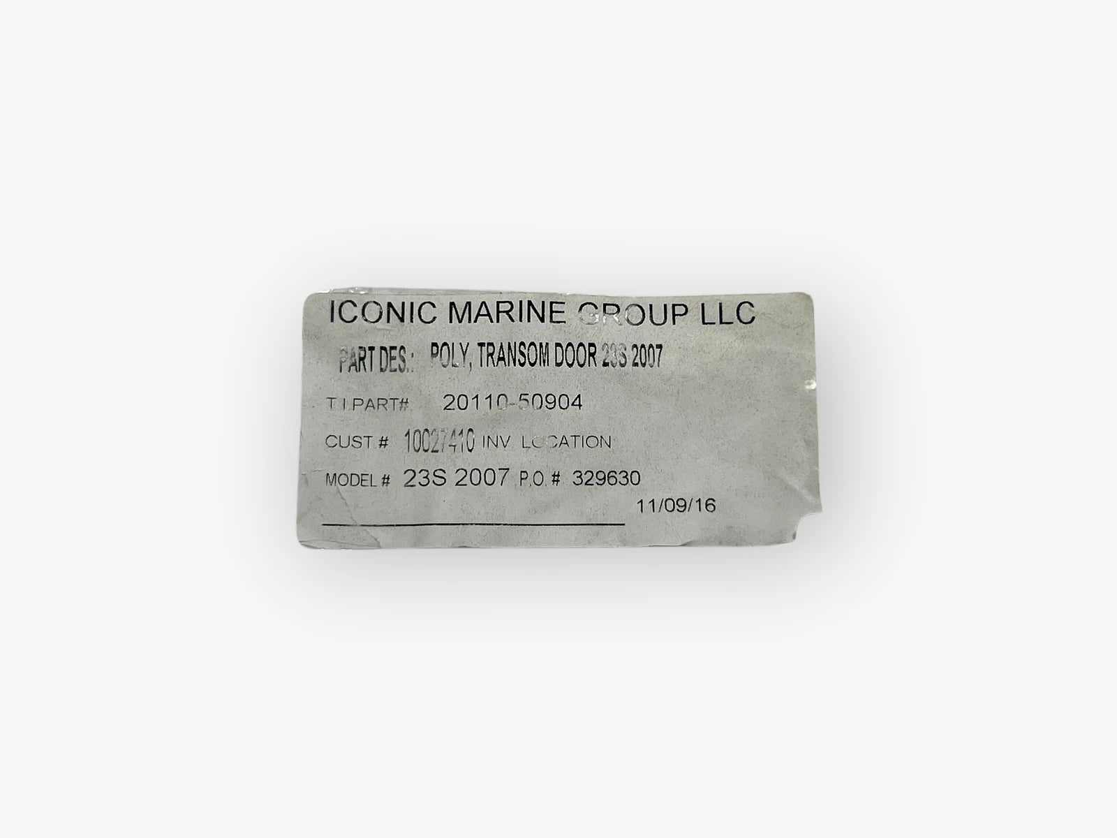 Transom Door for Proline Boats 23 Sport (20 5/8in x 18in)