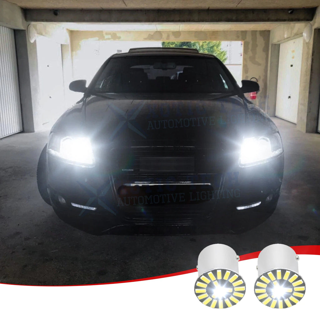 White 1156 7506 LED Bulbs for Audi A4 A6 A8 S4 S6 TT (2000–2014)