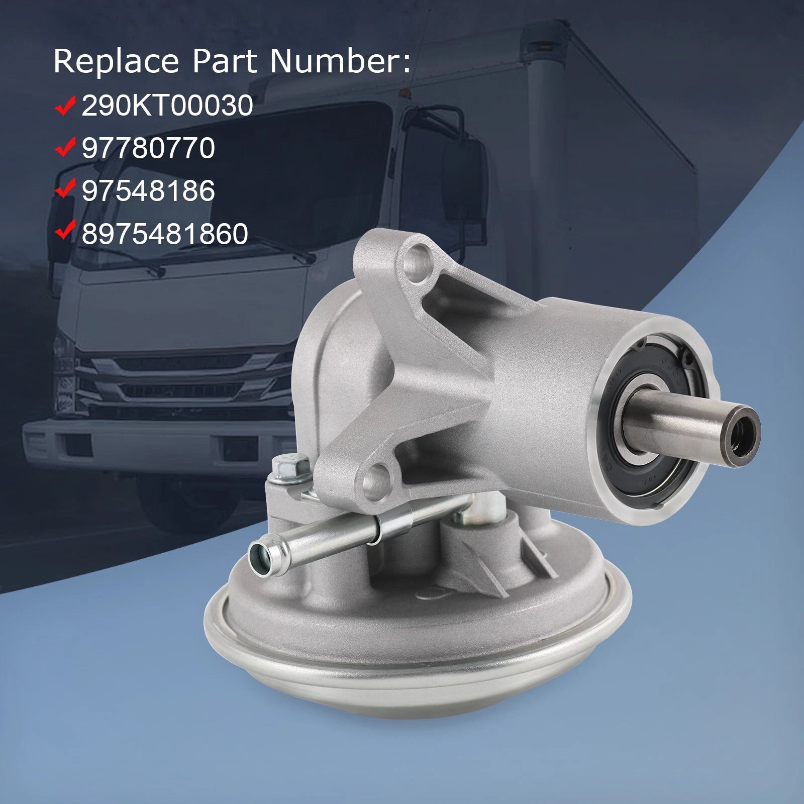 Vacuum Pump for Isuzu NPR NQR N-Series (2020.5)