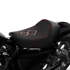 Black Solo Seat for Harley Sportster XL 883 XL1200 (2010–2022)