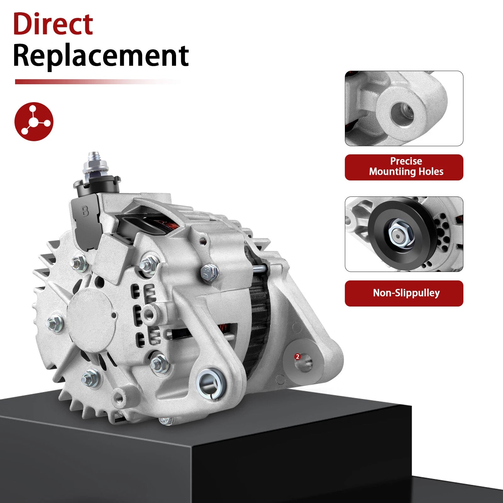 Alternator for Nissan D21 Pickup 1995-1997 (60Amp)