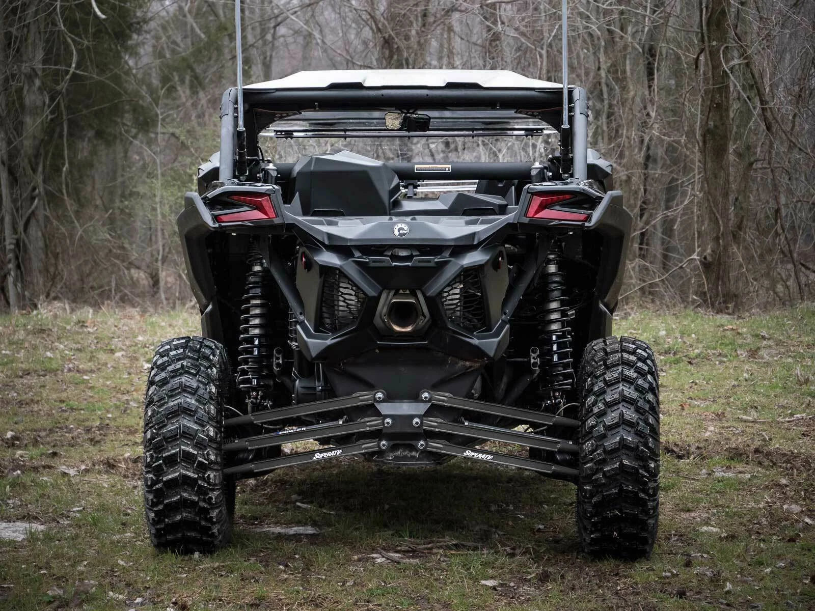 Boxed Rear Radius Arms for Can-Am Maverick X3 (2017–2023) - Black