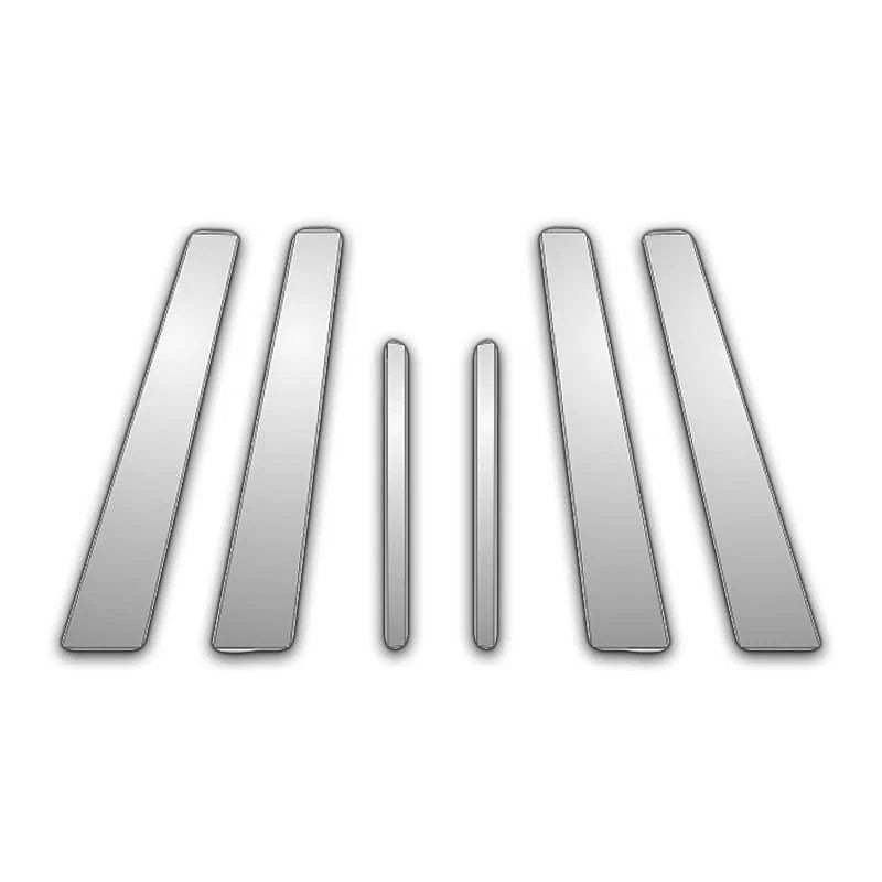 Diamond Grade 6pc Stainless Steel Pillar Post Covers for 2009-14 Hyundai Genesis