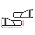 Pair Steel Tubular Half Door Tube for Jeep Wrangler TJ YJ (1987–2006)