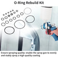10 Kits Complete O-Ring Seal Rebuild Kit for Graco Fusion AP (N/A)