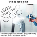 10 Kits Complete O-Ring Seal Rebuild Kit for Graco Fusion AP (N/A)