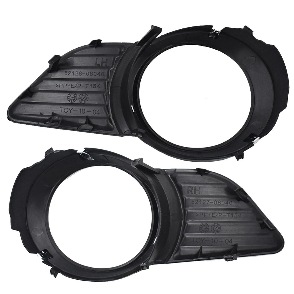 Chrome Front Bumper Fog Light Cover for Toyota Sienna (2011–2017)