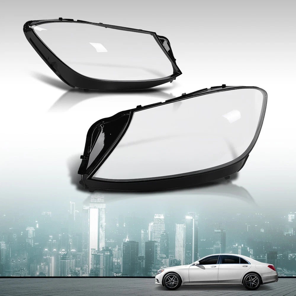 Headlight Replacement Lens Pair for Mercedes-Benz S-Class (2014–2017)