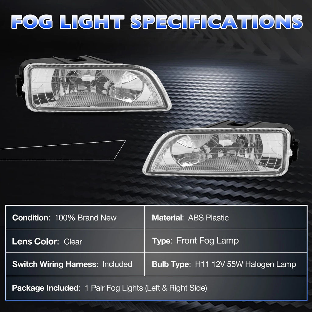 Front Fog Headlight Lamp Kit for Honda Accord (2003-2007)