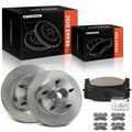 Front Disc Brake Rotors & Ceramic Pads for Ford F-150 (1994–1996)