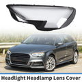 1 Pc Headlight Lens Cover for Audi A3 (2020–2022) Black