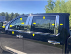 20pc. Luxury FX Window Package for 2020-24 Chevrolet Silverado 3500 HD Crew Cab