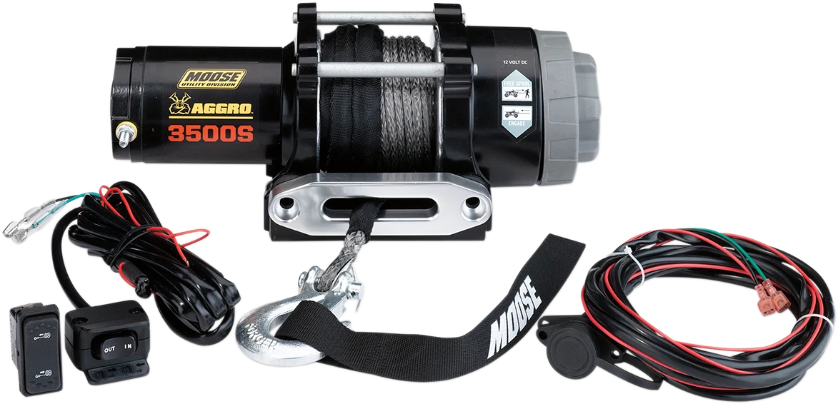3500 LB Winch with Synthetic Rope for Moose Offroad (104309)