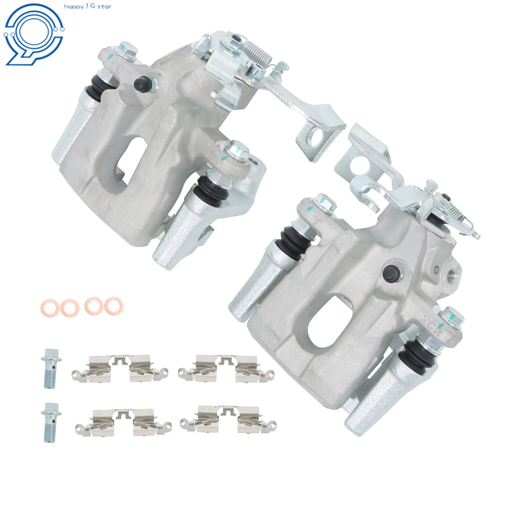 Set of 2 Rear Disc Brake Calipers w/ Bracket for Scion xB (2008-2015)
