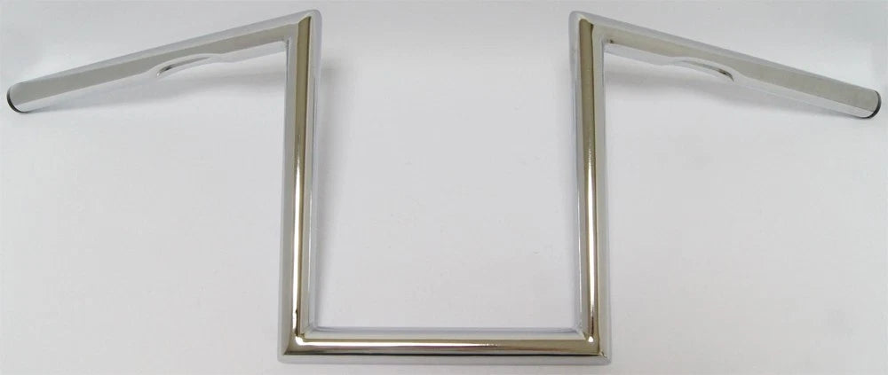 1" Dimpled Z Bar Handlebars with 4.5" Pull Back for Harley Dyna (2006–2023)