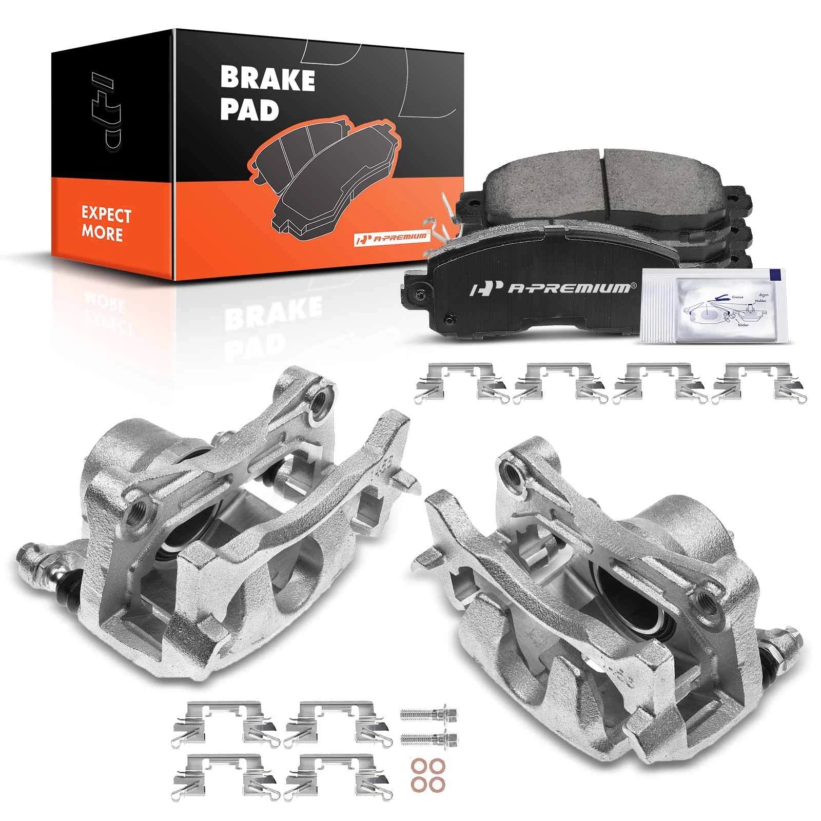 Brake Caliper & Pad Set for Nissan Leaf Altima (2013–2020)