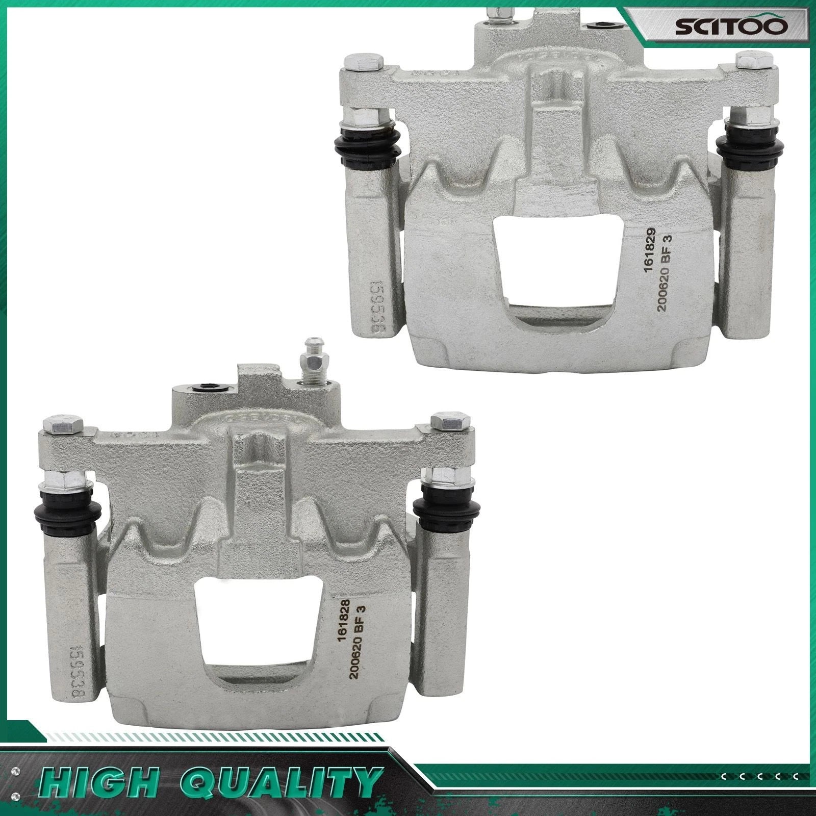 Rear Brake Caliper Pair for Jeep Wrangler JK (2007–2018)