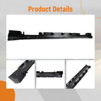 Left Side Skirt Extension Lip for Ford Fusion (2013-2017) Black Plastic