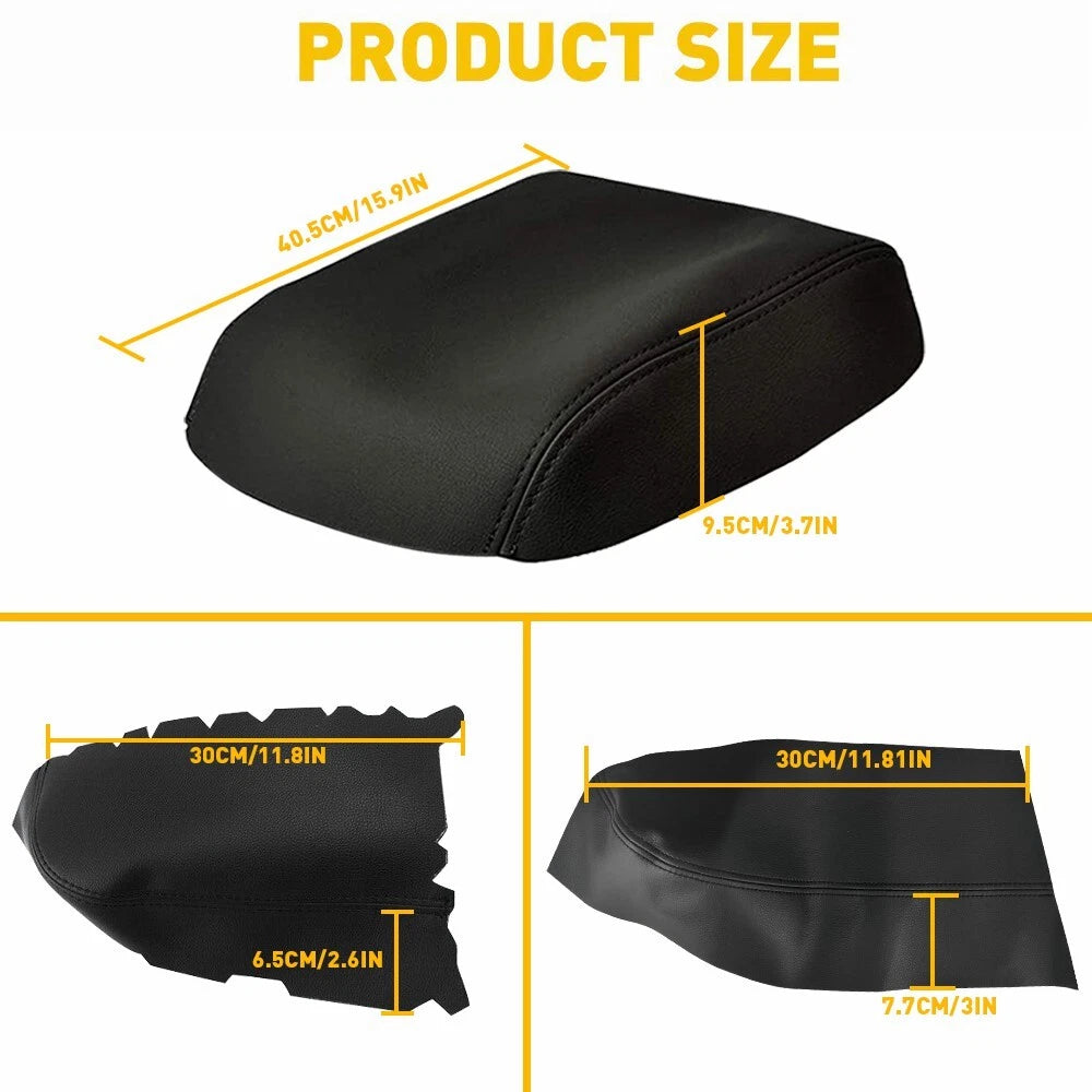 Set of 2 Center Console Lid & Door Armrest Covers for Honda Pilot (2009–2015)