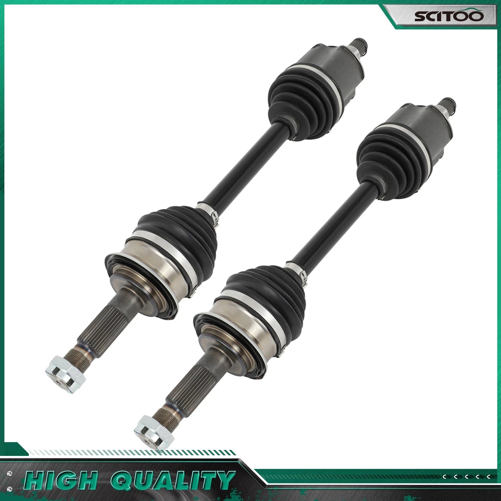 2X CV Axles for Toyota Sequoia Tundra (2000–2007) 4.7L 4WD