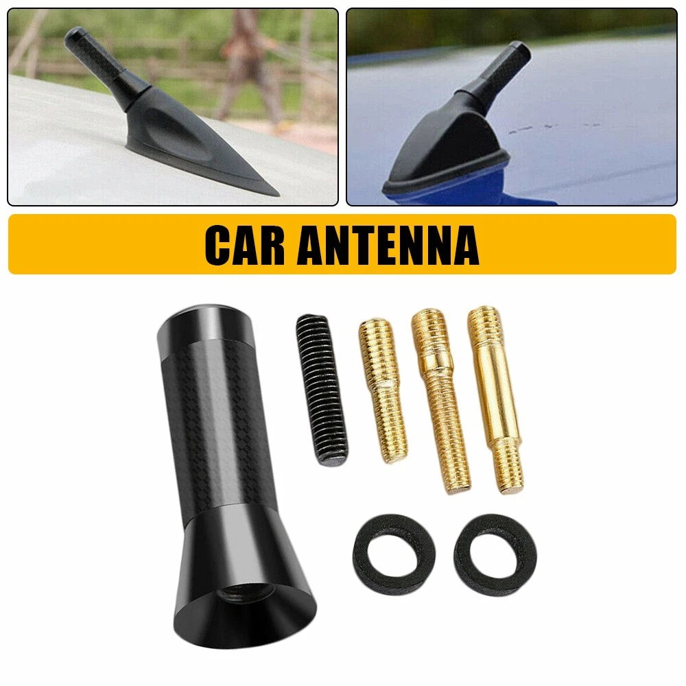 1.4" Carbon Fiber Power Radio Antenna Mast for Trucks SUVs (Universal)