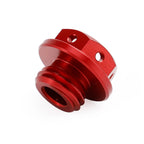 Billet Oil Filler Cap Red M20x2.5 for Honda Grom 125 (2014–2022), Monkey Z 125 (2018–2022)
