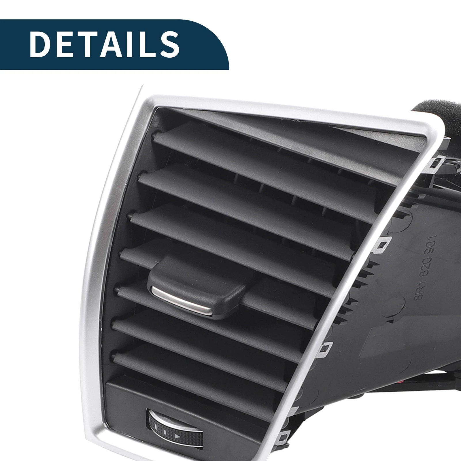 Front Left Air Vent Panel Grille for Audi Q5 (2010–2016) Black