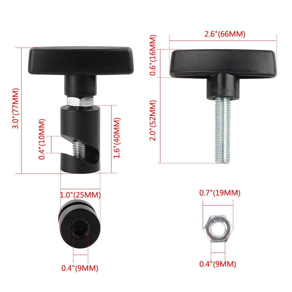Hood Strut Support Clamp for Car Lift (Durable Aluminum)