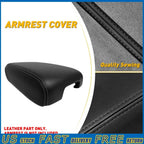 Console Lid Armrest Cover for Infiniti QX60 (2014–2020) PU Leather Black