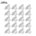 Front Bumper Cover Clip Nylon for Vehicle White Accessories
