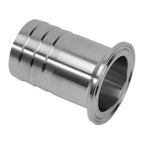 1.5 Inch Tri Clamp to 1.5 Inch Fitting Adapter Rubber Hose SS304
